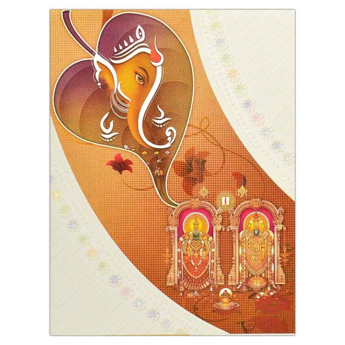 Ganesha Balaji Alamelu Trendy Shaadi Card