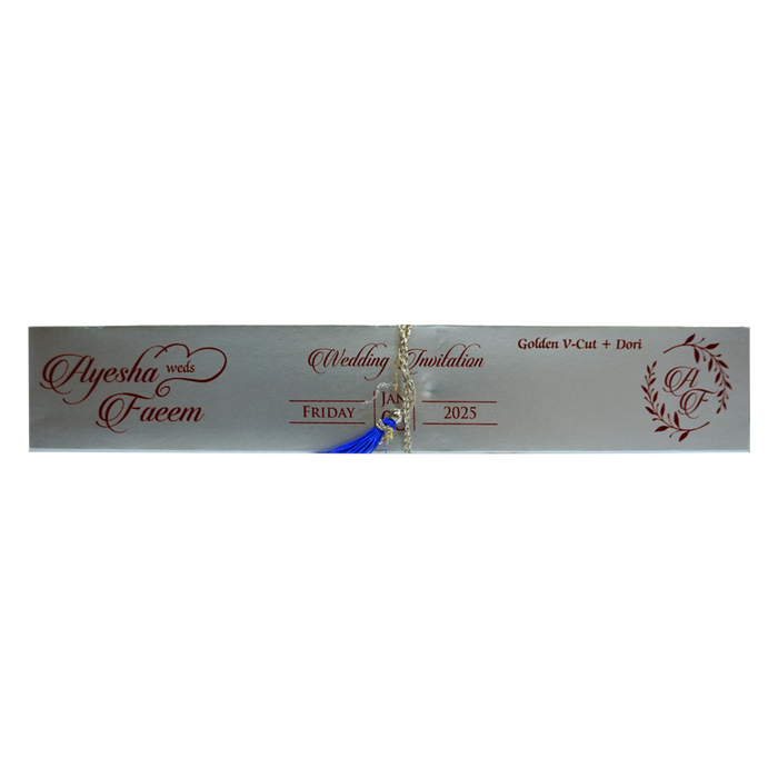 Dark Emerald Green Velvet Scroll Card