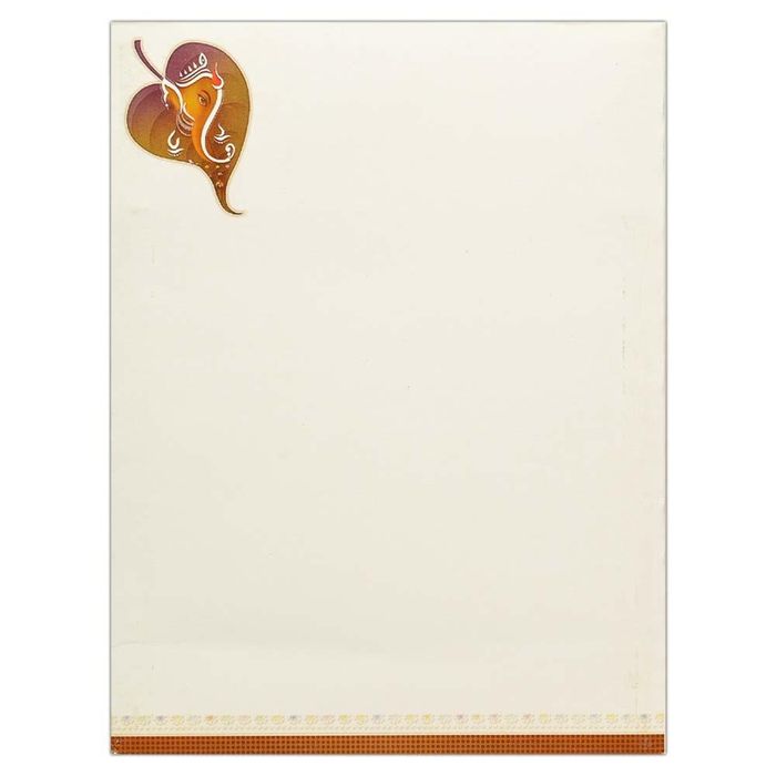 Ganesha Balaji Alamelu Trendy Shaadi Card