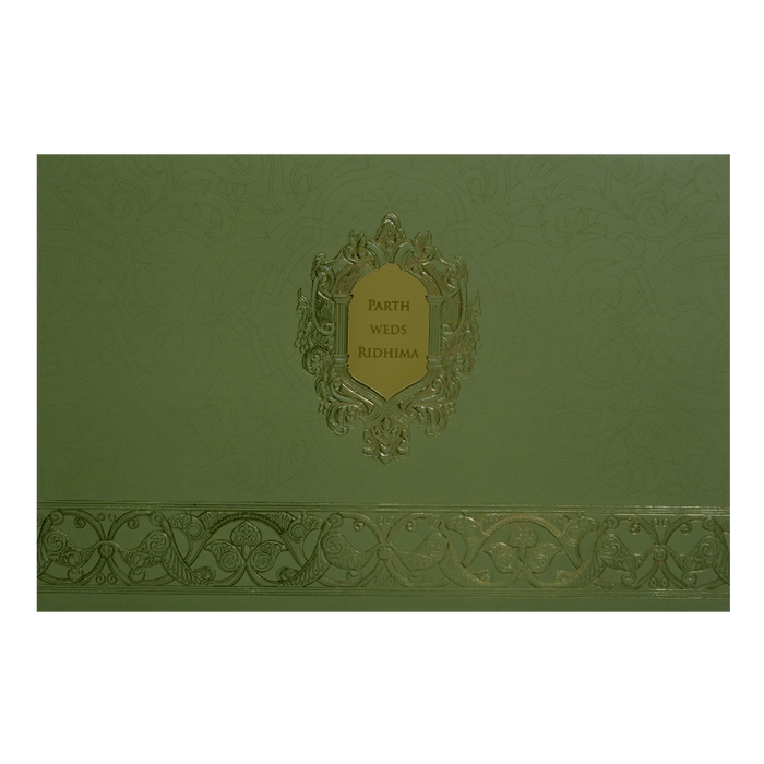 Lemon Grass Wedding Card