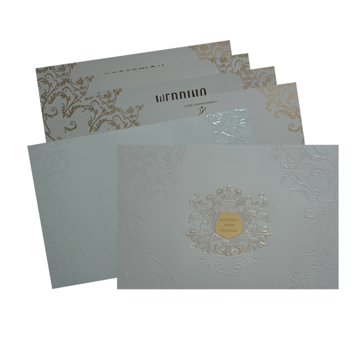 Grey Marriage Invitation