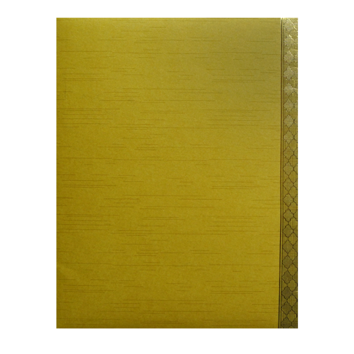 Gold Traditional Wedding Card
