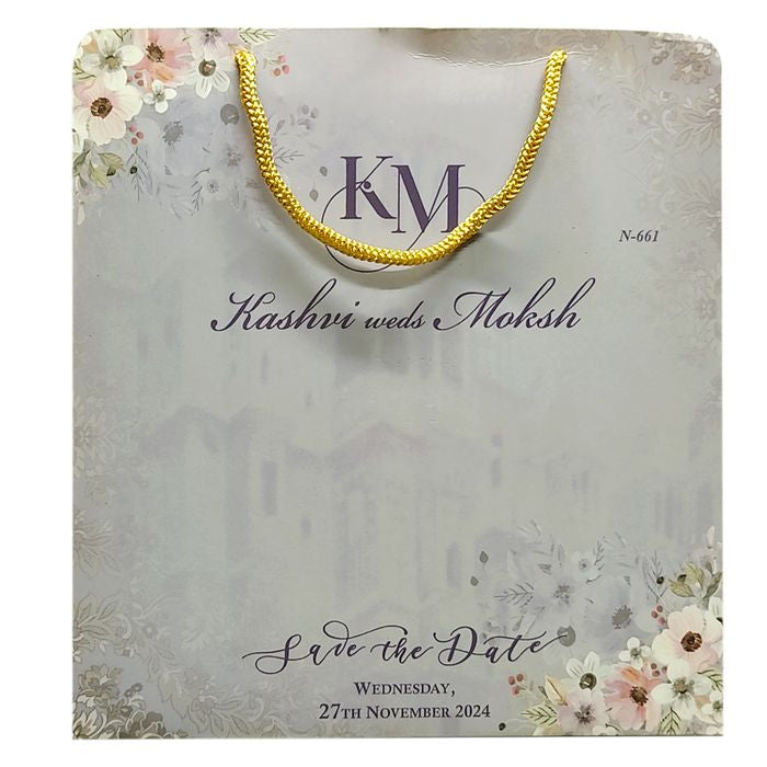 Soft Pastel Purple Padded Invitation