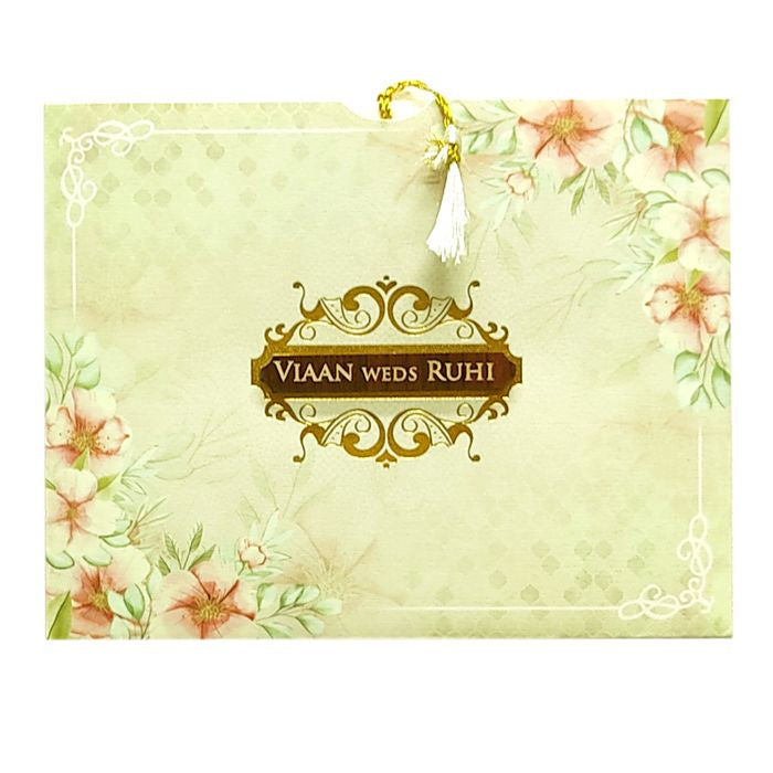 Pale Green Tracing Sheet Invitation