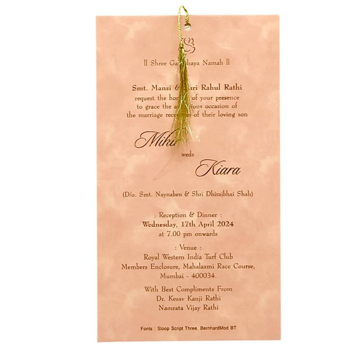 Invitation Card - KRCS6481