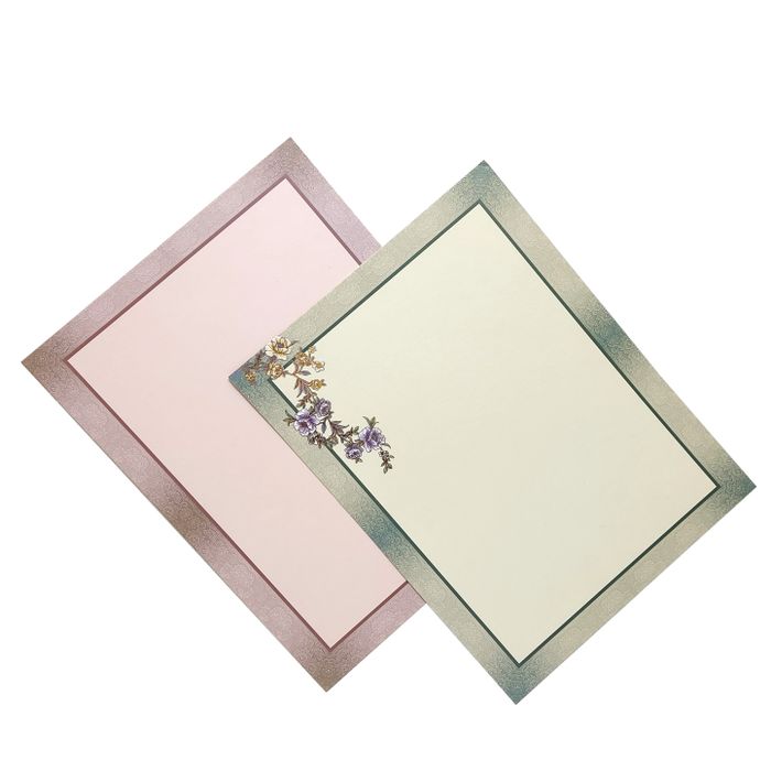 Light blue flower design scodix invitation card