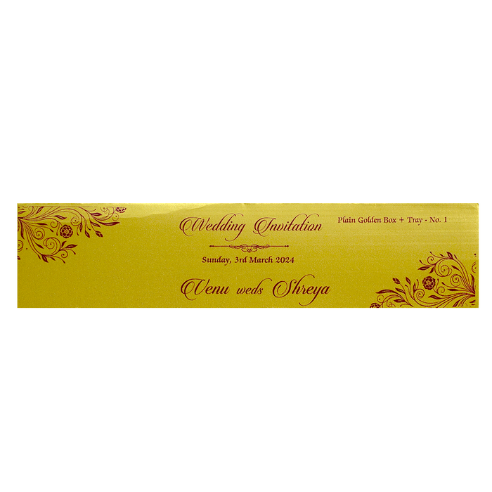 Light Crimson Red Scroll Card