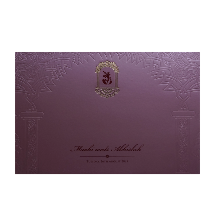 Light Pink Wedding Card