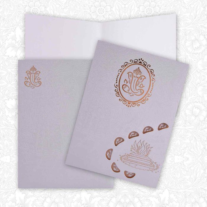 Grey Invitation Card