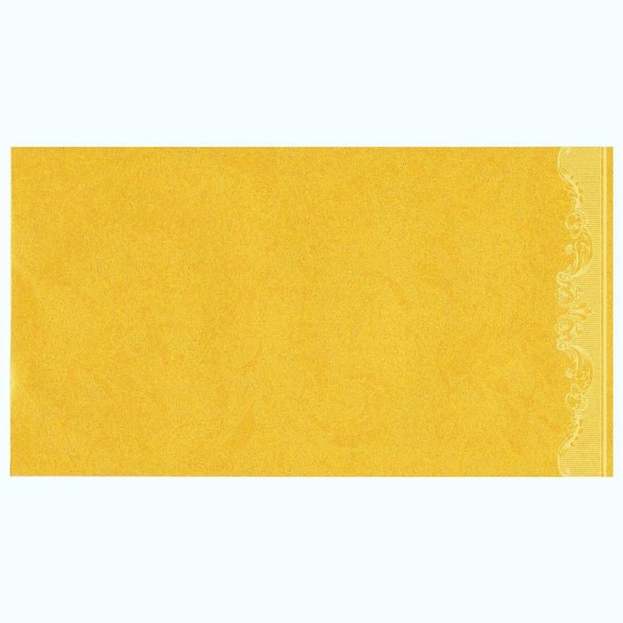 Alluring Gold Shading With Floral Border Wedding Card