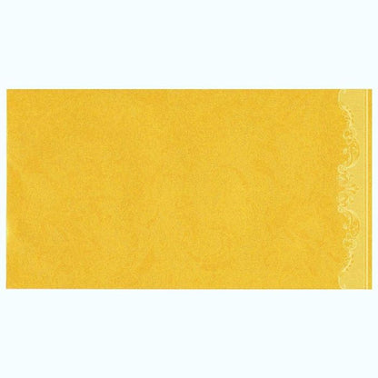 Alluring Gold Shading With Floral Border Wedding Card