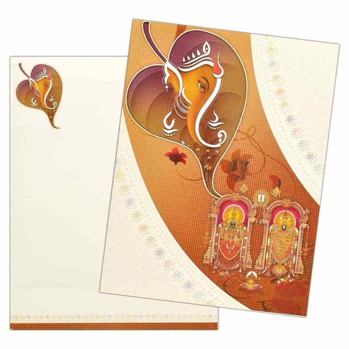 Ganesha Balaji Alamelu Trendy Shaadi Card