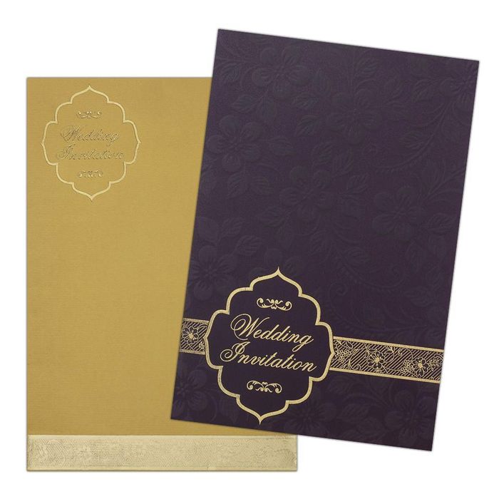 Invitation Card - Elegant Floral  Wedding Invitation Cards-KNK3437