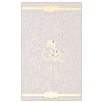 Admirable Ganesha Padded Wedding Card-KNK2280
