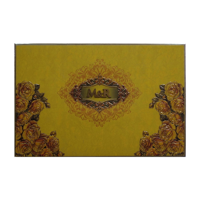 Mustard Yellow Premium Padded Invitation