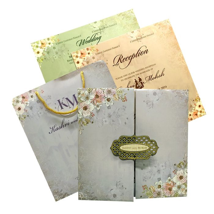Soft Pastel Purple Padded Invitation