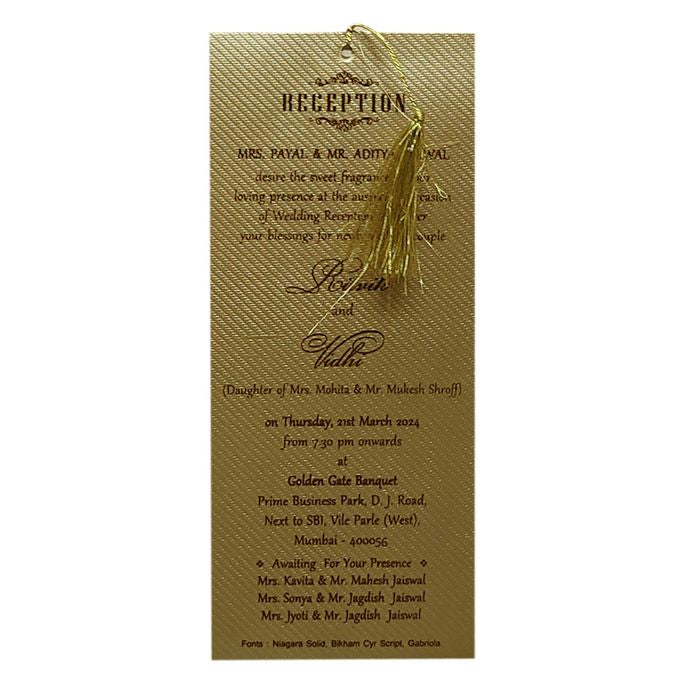 Invitation Card - KRCS6442