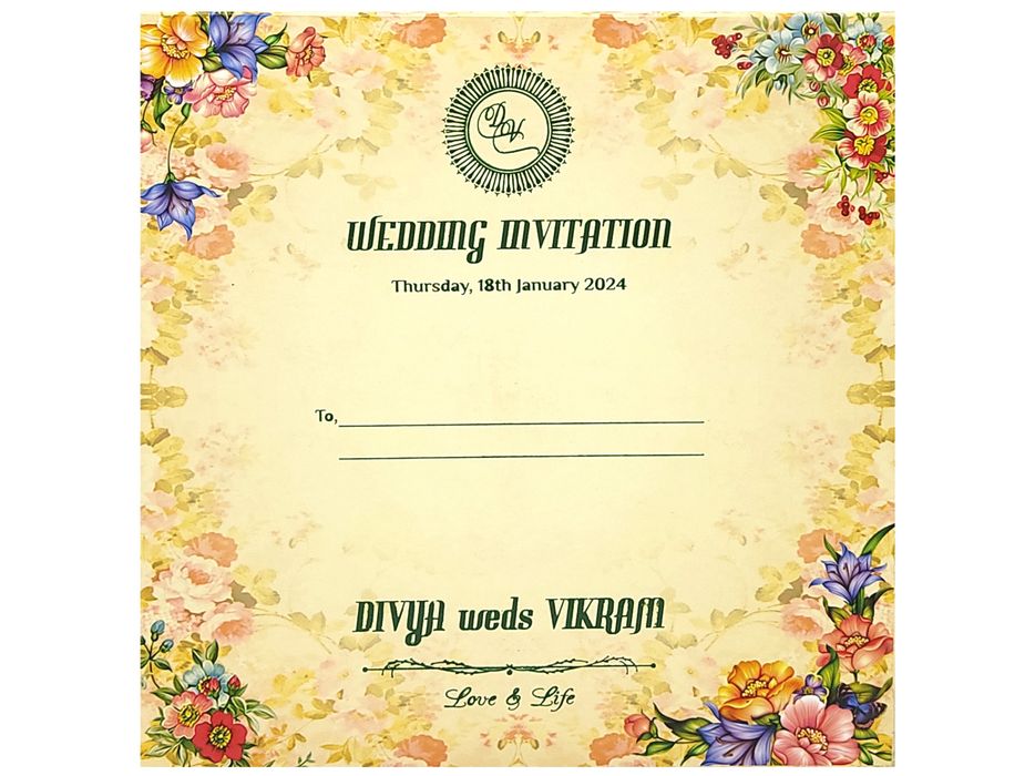 5516 mercury offset padded cream np flower card