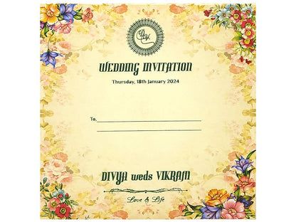 5516 mercury offset padded cream np flower card