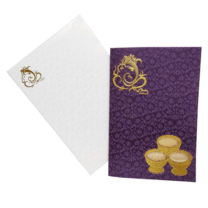 Violet Invitation Card