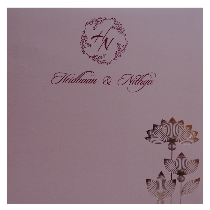 Plum Pink Single Card