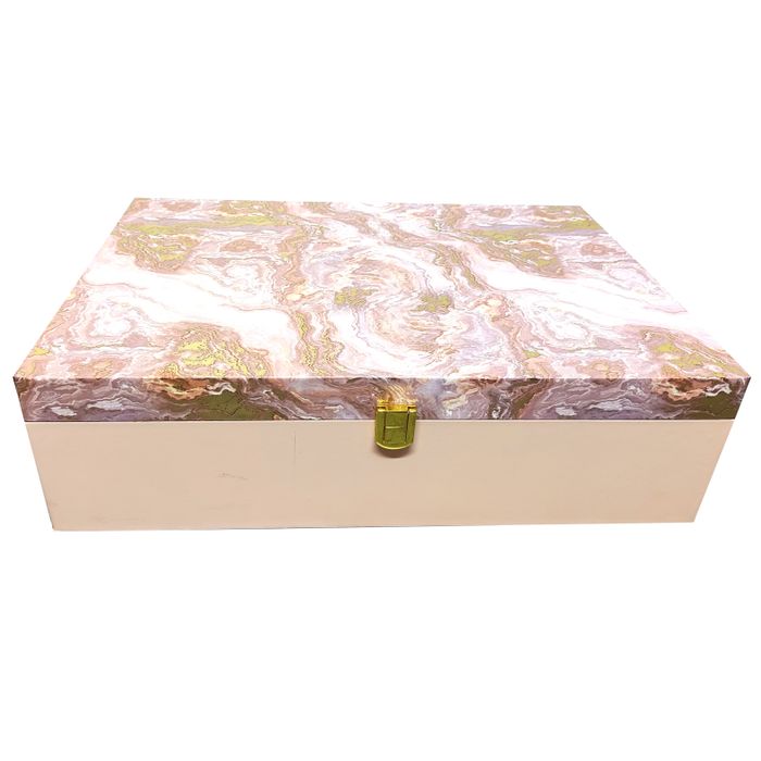 Beige Large Box Invitation-KBX0602