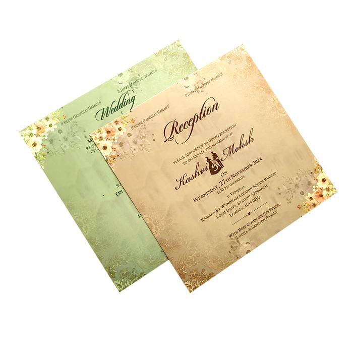 Soft Pastel Purple Padded Invitation