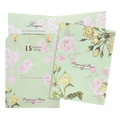 Green Classic Pastel Multicolour Floral Offset Print Design-KNCA206G