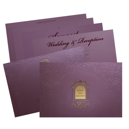 Light Pink Wedding Card