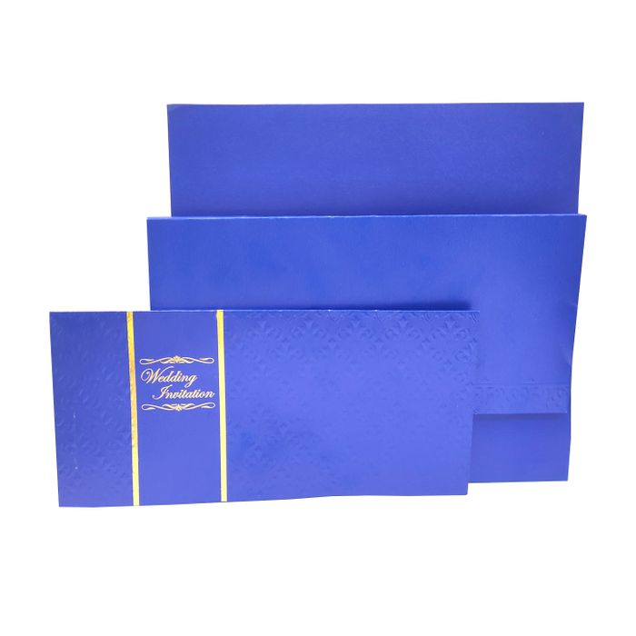 Blue Box Invitation Card