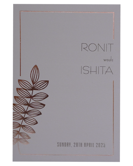 Faded Violet Single Card