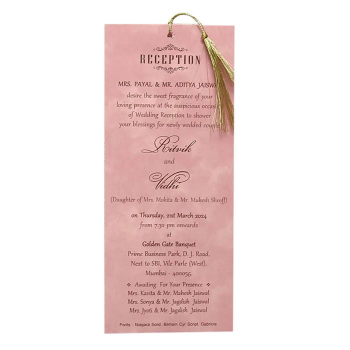 Invitation Card - KRCS6452