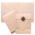 Pink Ganesha Floral Invitation Card