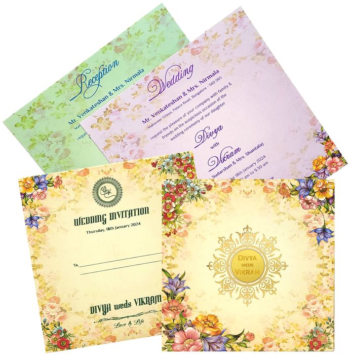 5516 mercury offset padded cream np flower card