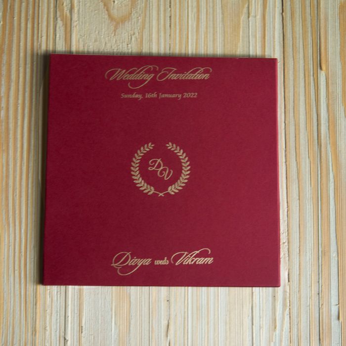 White Acrylic Invitation Card