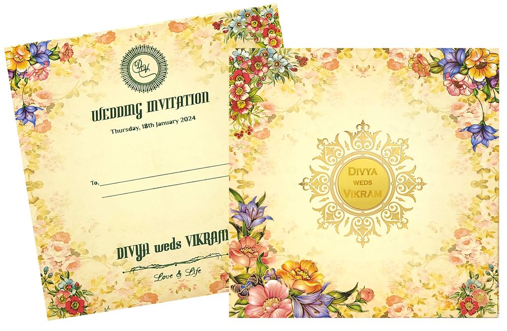 5516 mercury offset padded cream np flower card