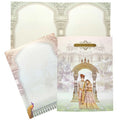 Multicolor Bride And Groom Invitation Card