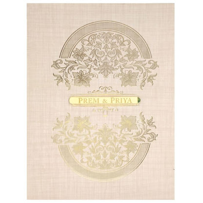 Sandal Premium Padded Stiff Board Invitation Card-KNPS9501S