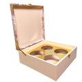 Beige Square Box Invitation-KBX0502