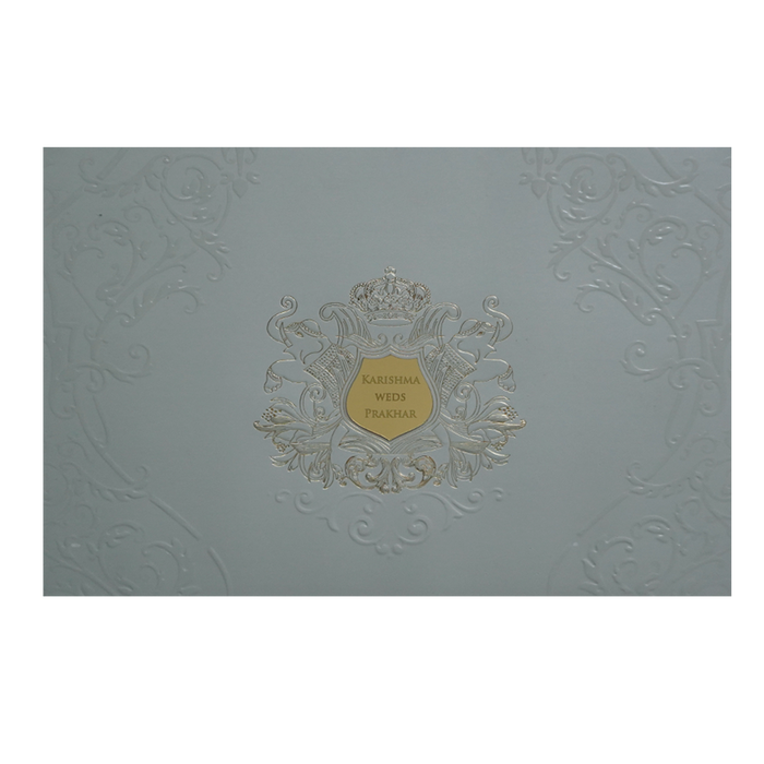 Grey Marriage Invitation
