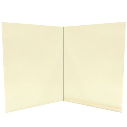 Alluring Cream Shading With Embossed Bloom Subject Wedding Card - KNK3612