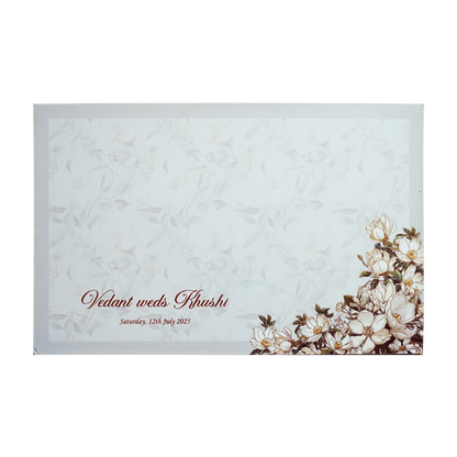 Grey Premium Padded Invitation Card