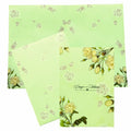 Green Rose Floral Wedding Card