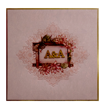 Light Pink Box Invitation Card