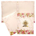 Pink Floral Design Nameplate Wedding Invitation-KNKJ1108