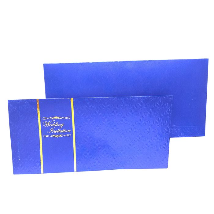 Blue Box Invitation Card
