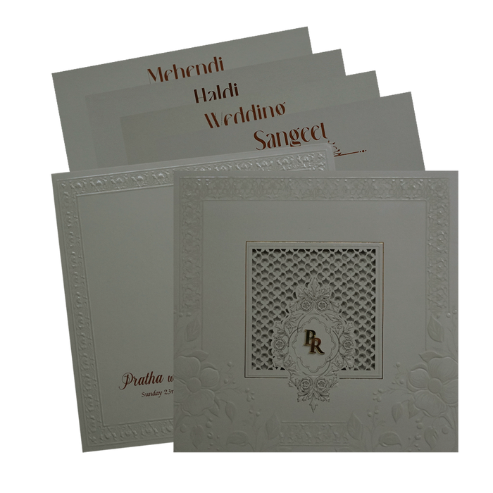Light Gray MDF Marriage Card