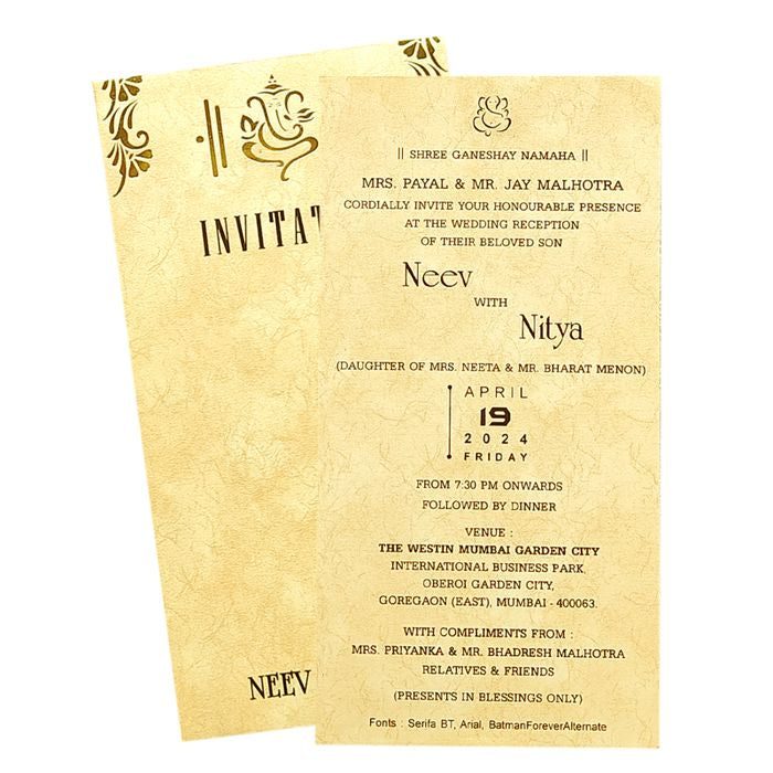 Invitation Card - KRCS6422