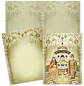 Bride And Groom Jumbo Offset Print Invitation Card-KNKJ1092