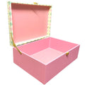 Pink And Green Box Invitations-KBX0403